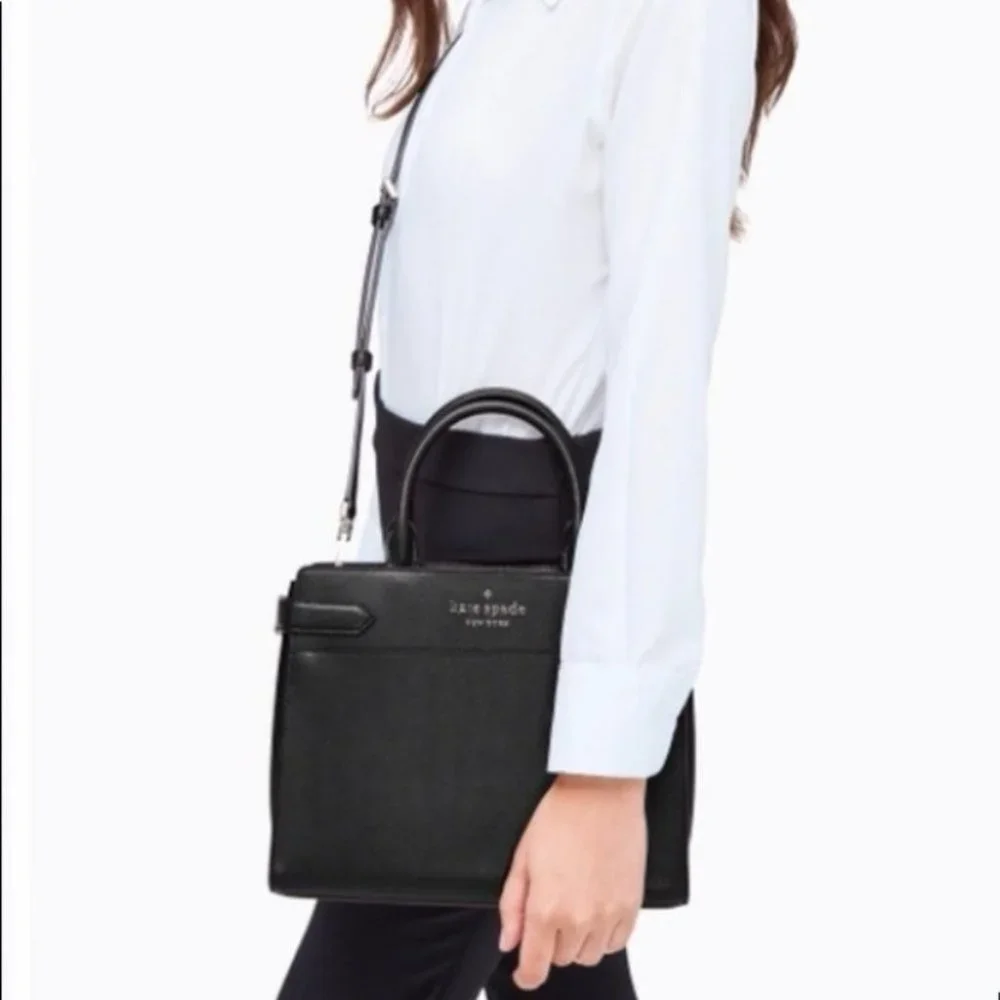 New Kate spade staci medium satchel handbag_10